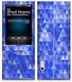 iPod Nano 5G Skin Triangle Mosaic Blue