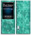 iPod Nano 5G Skin Triangle Mosaic Seafoam Green