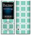 iPod Nano 5G Skin Squared Seafoam Green