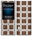 iPod Nano 5G Skin Squared Chocolate Brown