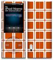 iPod Nano 5G Skin Squared Burnt Orange