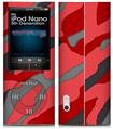 iPod Nano 5G Skin Camouflage Red