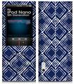 iPod Nano 5G Skin Wavey Navy Blue
