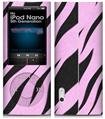 iPod Nano 5G Skin Zebra Skin Pink