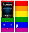 iPod Nano 5G Skin Rainbow Stripes