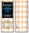 iPod Nano 5G Skin Houndstooth Peach