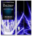 iPod Nano 5G Skin Lightning Blue