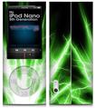 iPod Nano 5G Skin Lightning Green