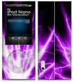 iPod Nano 5G Skin Lightning Purple