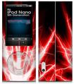 iPod Nano 5G Skin Lightning Red