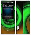iPod Nano 5G Skin Alecias Swirl 01 Green