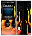 iPod Nano 5G Skin Metal Flames