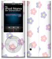 iPod Nano 5G Skin Pastel Flowers
