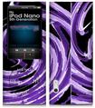 iPod Nano 5G Skin Alecias Swirl 02 Purple