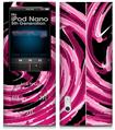 iPod Nano 5G Skin Alecias Swirl 02 Hot Pink