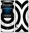 iPod Nano 5G Skin Bullseye Black and White