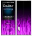 iPod Nano 5G Skin Fire Purple