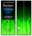 iPod Nano 5G Skin Fire Green