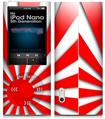 iPod Nano 5G Skin Rising Sun Japanese Flag Red