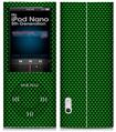 iPod Nano 5G Skin Carbon Fiber Green