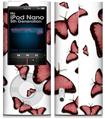 iPod Nano 5G Skin Butterflies Pink