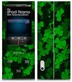iPod Nano 5G Skin St Patricks Clover Confetti