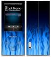 iPod Nano 5G Skin Fire Blue