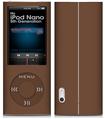 iPod Nano 5G Skin Solids Collection Chocolate Brown