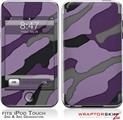 iPod Touch 2G & 3G Skin Kit Camouflage Purple