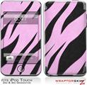 iPod Touch 2G & 3G Skin Kit Zebra Skin Pink