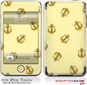 iPod Touch 2G & 3G Skin Kit Anchors Away Yellow Sunshine