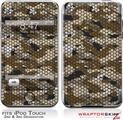 iPod Touch 2G & 3G Skin Kit HEX Mesh Camo 01 Brown
