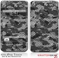 iPod Touch 2G & 3G Skin Kit HEX Mesh Camo 01 Gray