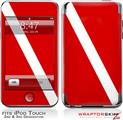 iPod Touch 2G & 3G Skin Kit Dive Scuba Flag