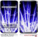 iPod Touch 2G & 3G Skin Kit Lightning Blue