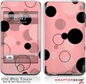 iPod Touch 2G & 3G Skin Kit Lots of Dots Pink on Pink
