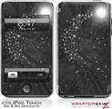 iPod Touch 2G & 3G Skin Kit Stardust Black