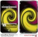 iPod Touch 2G & 3G Skin Kit Alecias Swirl 01 Yellow