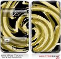 iPod Touch 2G & 3G Skin Kit Alecias Swirl 02 Yellow