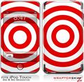 iPod Touch 2G & 3G Skin Kit Bullseye Red and White