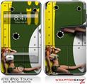 iPod Touch 2G & 3G Skin Kit WWII Bomber War Plane Pin Up Girl