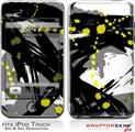 iPod Touch 2G & 3G Skin Kit Abstract 02 Yellow