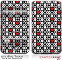 iPod Touch 2G & 3G Skin Kit XO Hearts