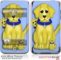 iPod Touch 2G & 3G Skin Kit Puppy Dogs on Blue