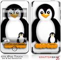 iPod Touch 2G & 3G Skin Kit Penguins on White