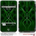 iPod Touch 2G & 3G Skin Kit Abstract 01 Green