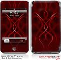 iPod Touch 2G & 3G Skin Kit Abstract 01 Red