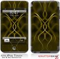 iPod Touch 2G & 3G Skin Kit Abstract 01 Yellow
