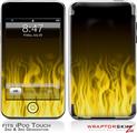 iPod Touch 2G & 3G Skin Kit Fire Yellow