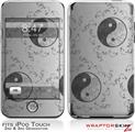 iPod Touch 2G & 3G Skin Kit Feminine Yin Yang Gray